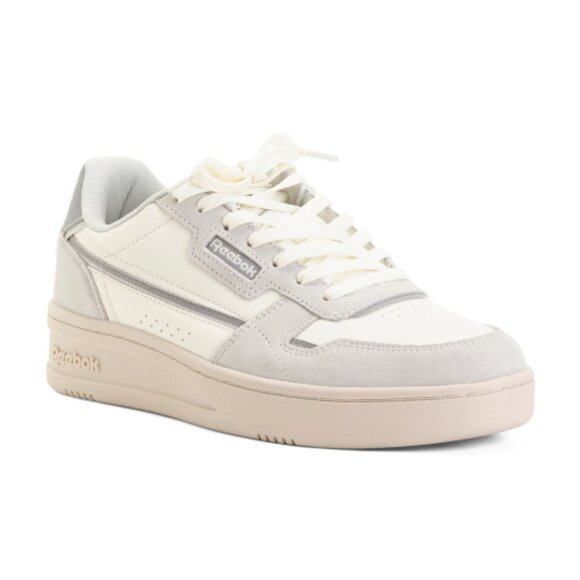 NEW REEBOK Men's Leather Court Drift Sneakers 462mn - Picture 1 of 3